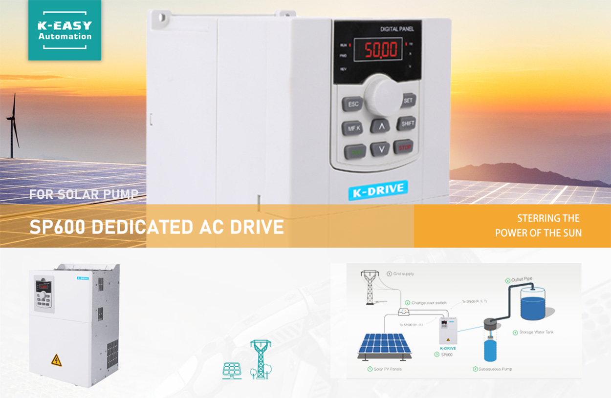 Solar Pump Solution with K-Drive SP600 Solar Pump Inverter